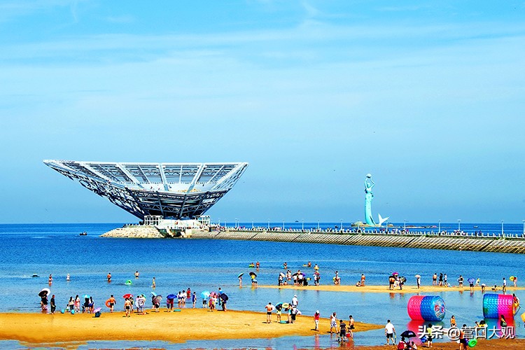 沿着河海遇见营口的千帆美景