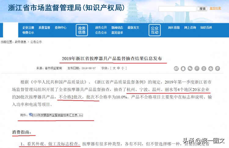 泰州消费者注意：这2批次按摩器具抽查不合格告诉您如何挑选