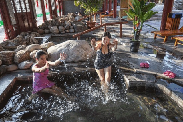 渭南又到一年戏水的日子158元=盛鑫温泉双人住宿+温泉