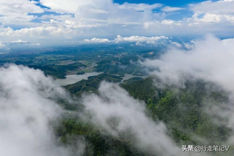 邂逅广东云浮高山茶田藏一顶级酒店山峰叠翠云雾缭绕温泉